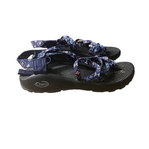 CHACO ZCloud X2 Remix Sandals Squared Navy Performance Sports Heel Size 6